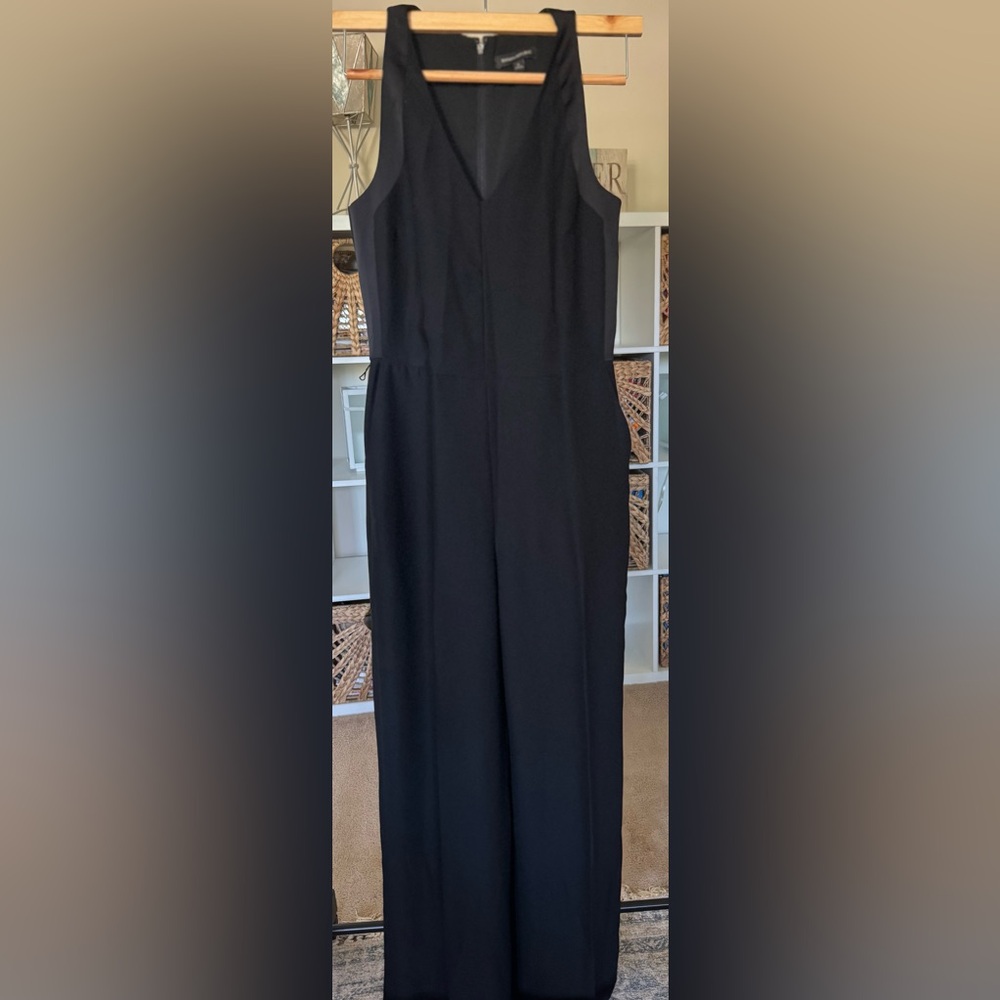 Banana Republic Black V-neck Jumpsuit